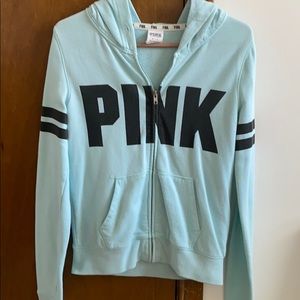 Turquoise PINK zip up